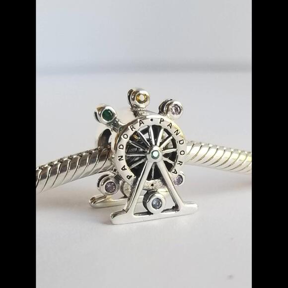 Pandora Colorful Ferris Wheel Charm Silver Authentic with Gift Box #11 - Picture 4 of 6